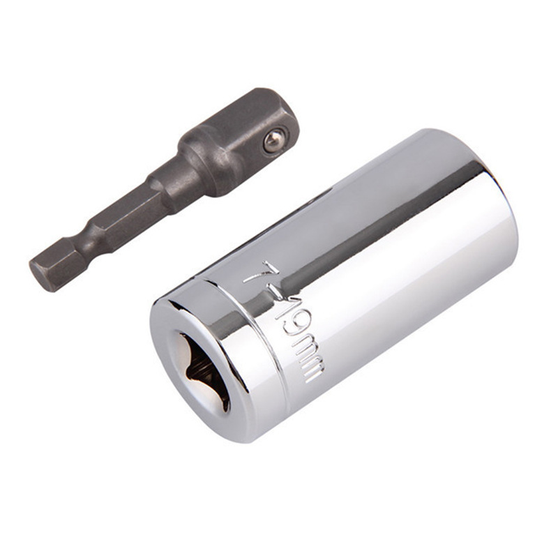 Clé dynamométrique universelle jeu de douilles 7-19mm perceuse à cliquet douille clé clé magique Multi outils à main