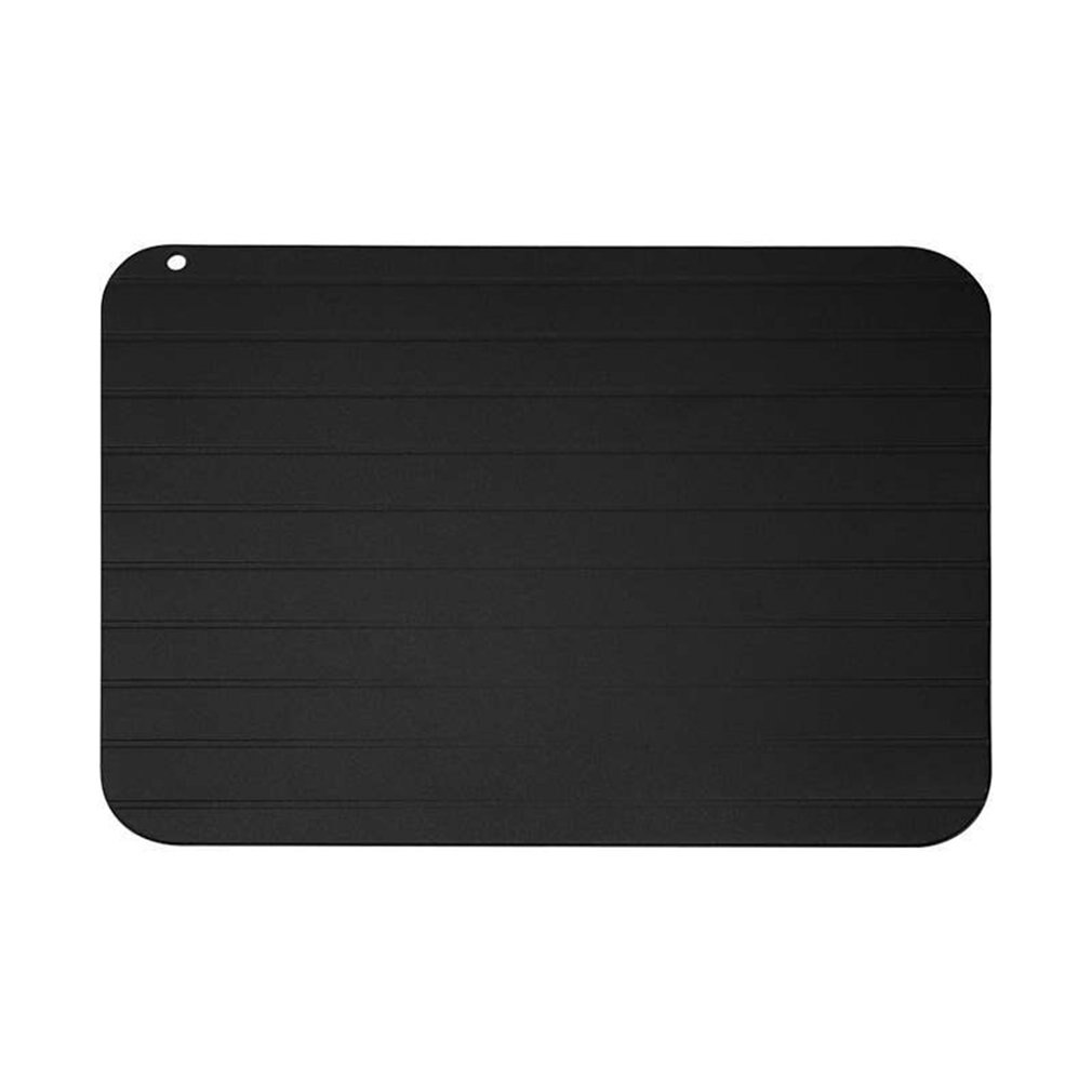 Snelle Ontdooien Lade Dooi Bevroren Voedsel Vlees Aluminium Fruit Quick Ontdooien Plaat Board Ontdooien Keuken Gadget Tool 1Pcs: M
