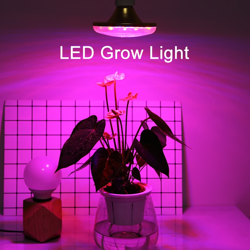 Phytolamp Voor Planten Led Licht Groeien Volledige Spectrum 15W E27 Led Lamp Voor Planten Bloemen Hydrocultuur Kamerplanten Licht 220V 110V