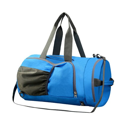 Diving Bag Water-proof One-shoulder Bathing Suit And Sports Equipment Fitness Kit For Men And Women In Wet-dry Separation: Sky Blue