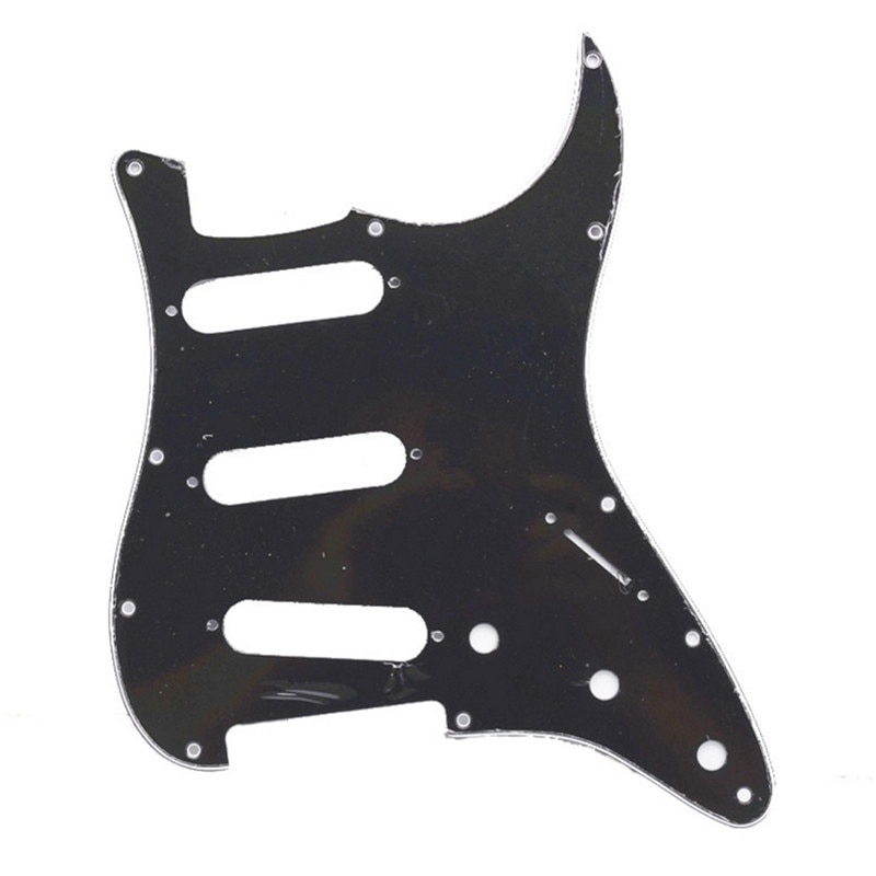 11 håls strat st sss single coil pickups gitarr pickguard repplatta med skruvar för amerikansk gitarr 62 stratocaster