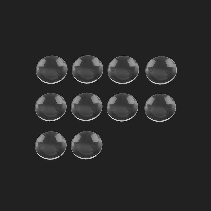 10pcs Lenticular Biconvex Lens 3D Virtual VR Glasses Lens Magnifier Convex Lens: 25mm