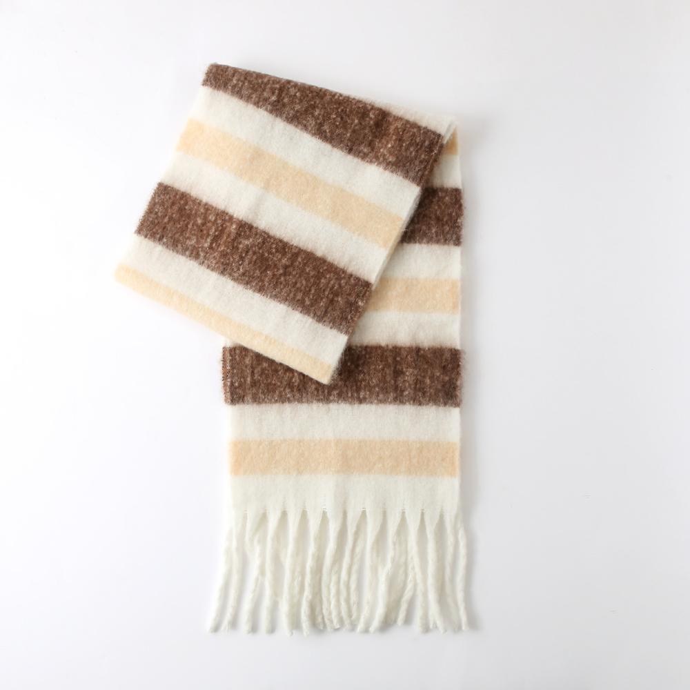 Winter vrijetijdsverdikking imitatie kasjmier dames wol gebreide geruite sjaal trend warme dames sjaal: Stijl 8