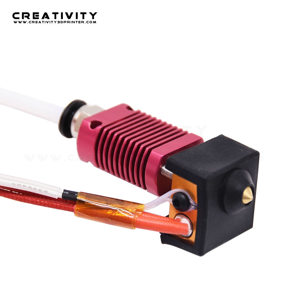 3D Printer Extruder Gemonteerd Mk8 End Kit Voor Ender3 / Ender3Pro/CR10 Met Aluminium Verwarming Blok 1.75Mm 0.4Mm Nozzle