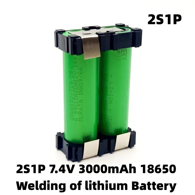 2S1P 3S2P 4S1P~5S2P 6S2P 18650 VTC6 battery pack custom 18650VTC6 battery welding 3000mAh / 6000mah battery pack 7.4V to 25.2v: green