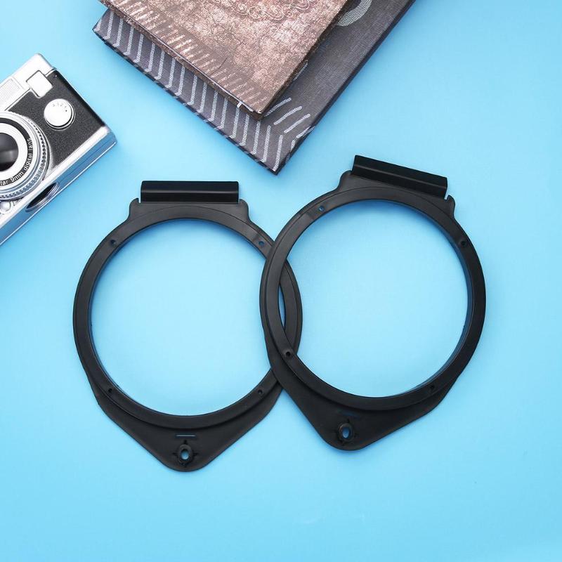 2pcs 6.5inch Car Front Rear Door Speaker Adapter Brackets for CHEVROLET BUICK Mount Adapter Plates Brackets Stand Cover Rings