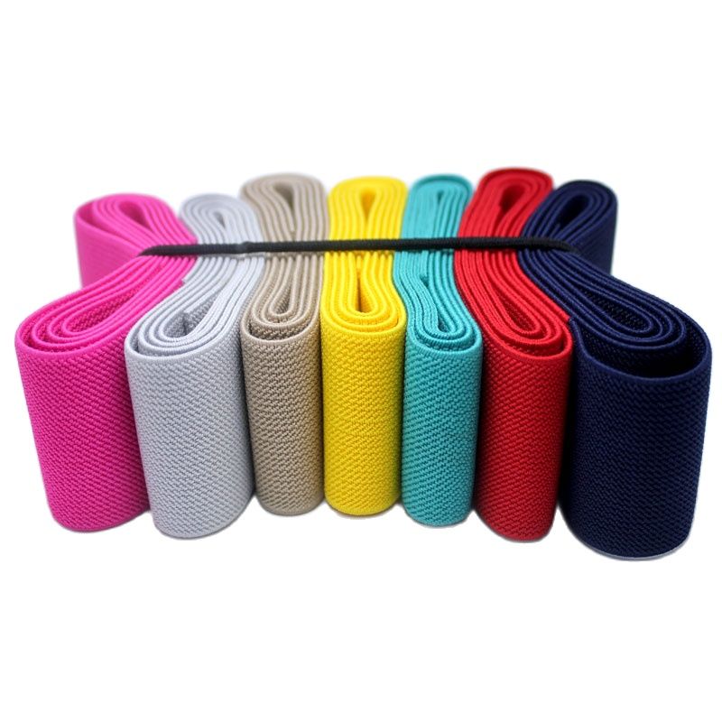 5Cm Breed Duurzaam Broek Rok Riem Kleur Elastische Band / Twill Elastische Tape Latex Elastische Tape Rubber band