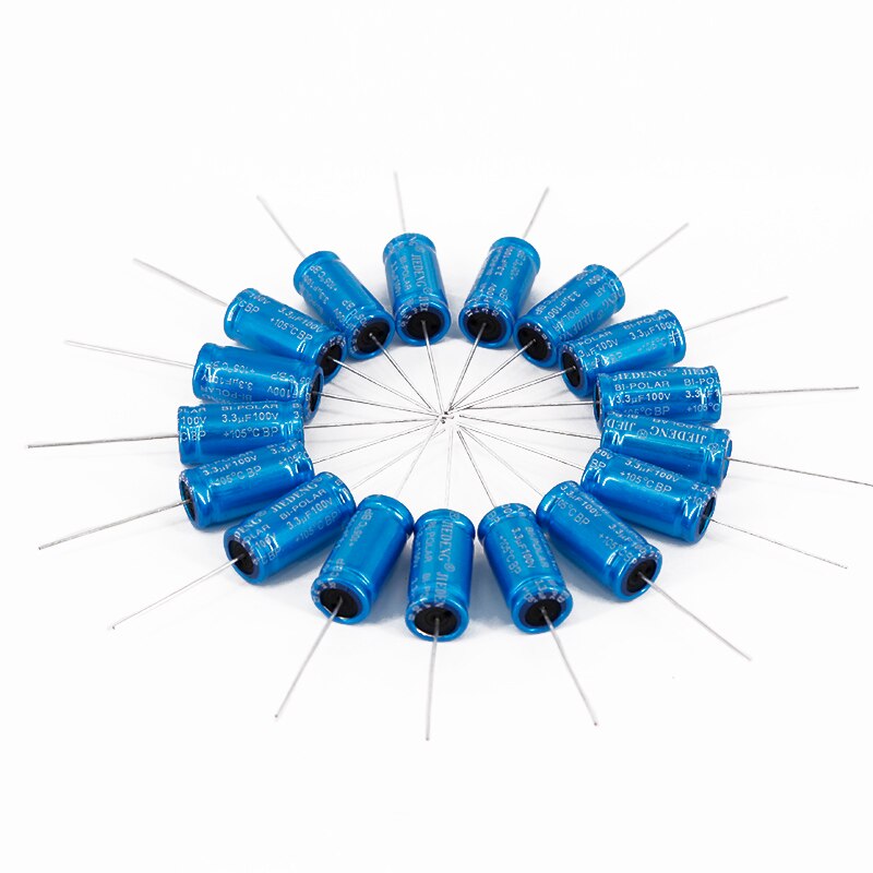 5x VISHAY/Philips 100uF 100V Axial Electrolytic Capacitor – 10x25mm, 85°C, 2500h – MAL202190532E3