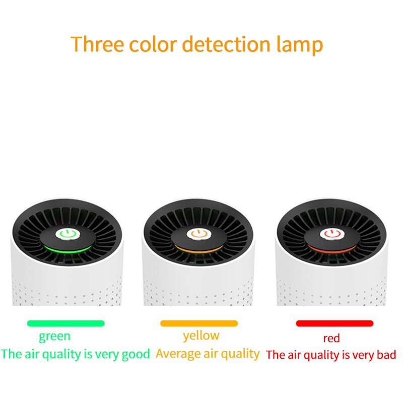 Vehicle Air Purifier Domestic Air Detection Purifier Formaldehyde Removal Peculiar Smell Air Cleaner