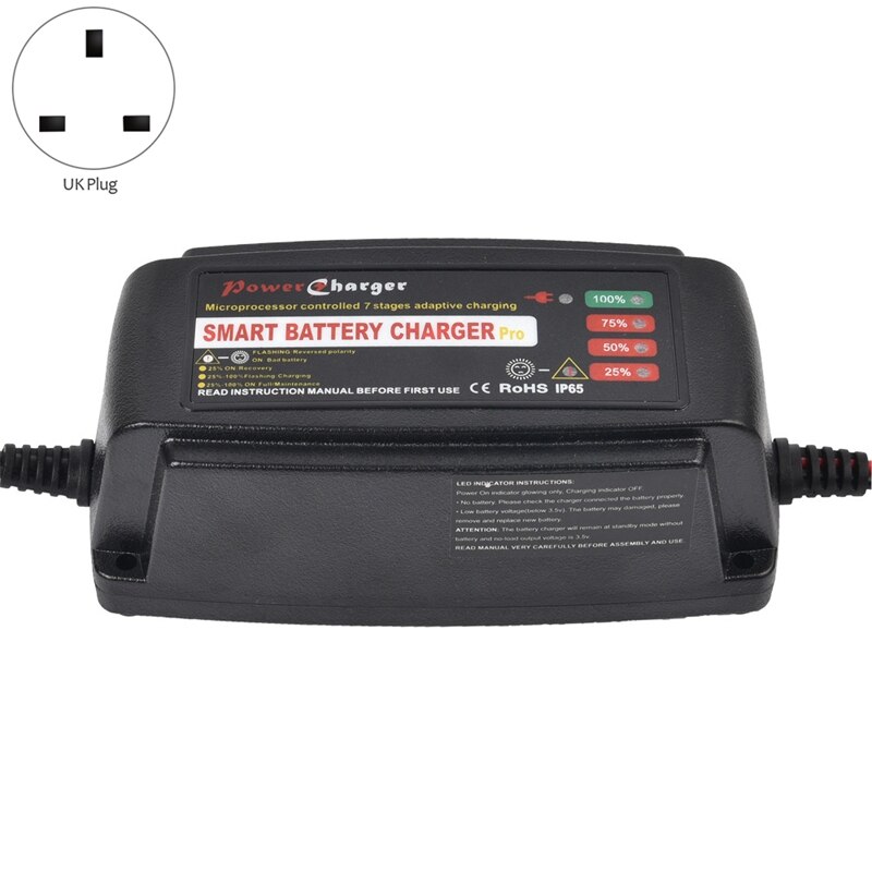 Automatische Smart 12V Auto Batterij Oplader Voor Zowel Lood-zuur Batterijen En Lithium Ion Batterijen Motorfiets Boot