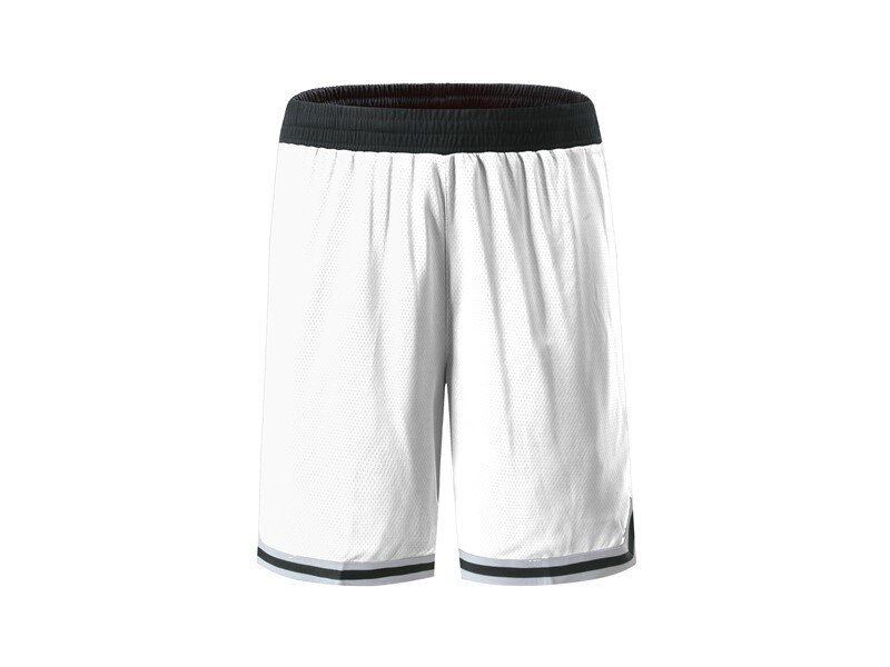 HOWE AO Men Sporting Basketball Shorts Soccer Bodybuilding Sweatpants Fitness Short Jogger Casual Gyms Men Shorts: White / XXL