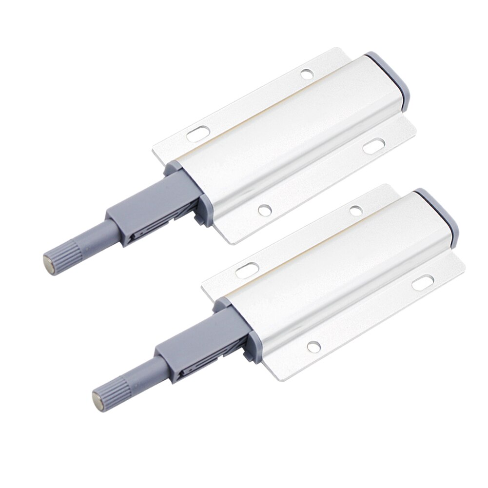 2pcs Magnetic Push To Open Magnet Catch Cupboard Cabinet Aluminum Alloy Closure Door Latch Drawer Hotel Home Furniture Wardrobe