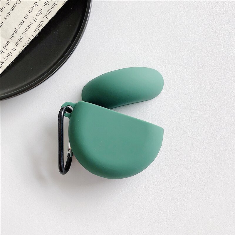 Siliconen Case Voor Huawei Freebuds 3 Draadloos Opladen Zachte Beschermende Accessoires Gevallen Voor Huawei Freebuds 3 Tas: Dark Green