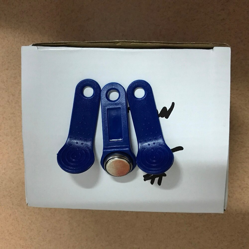 Ds1990a f5 tm1990a dallas ibutton tm kaart sleutelhanger niet-magnetisch voor toegangscontrole elektronisch slot alleen-lezen 10 stuks