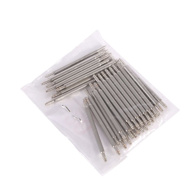 20 teile/paket Größe 12-26mm Edelstahl Uhrenarmband Frühling Riegel Stifte Reparatur Uhrmacher Verknüpfung Stifte Entfernen Werkzeuge neue Werkzeuge