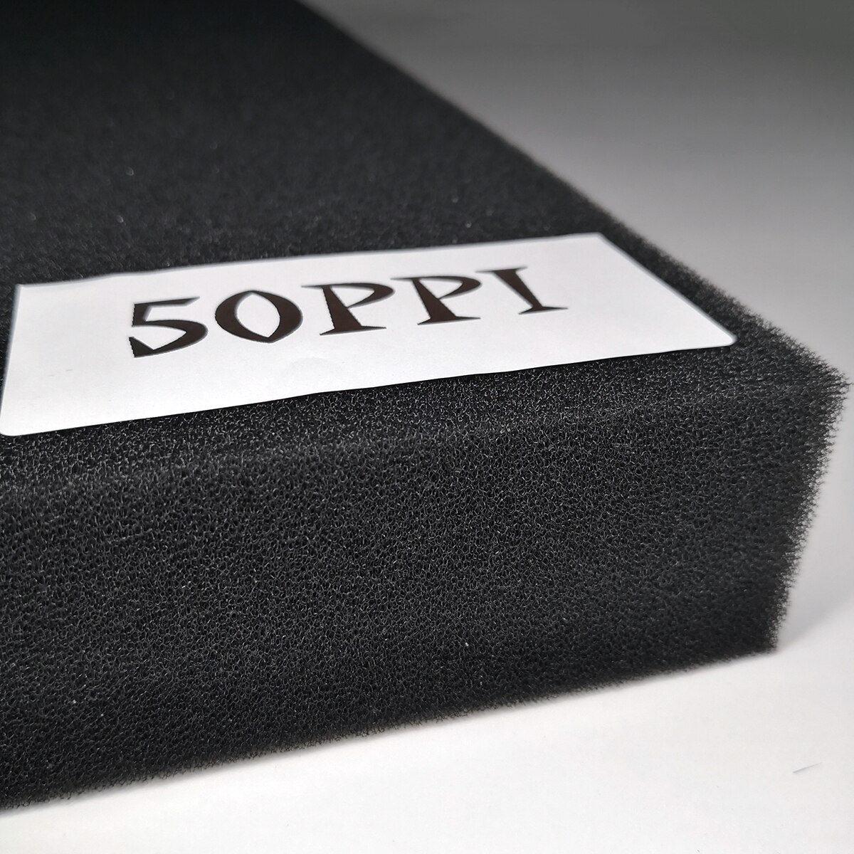 50x50cm Black Filtration Foam 15 25 35 50PPI Biochemical Cotton Filter Aquarium Fish Tank Pond Foam Sponge Filter Long Use Time: 50PPI / 50cmx50cmx3cm