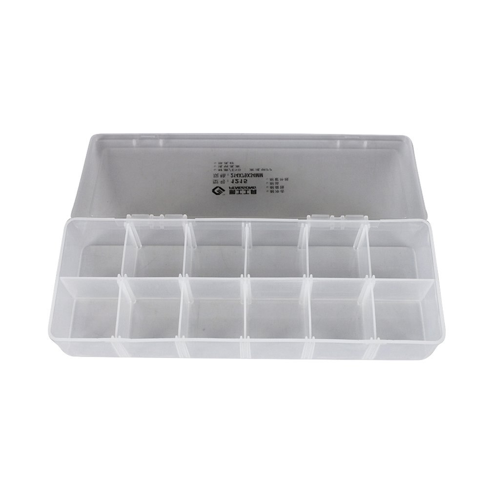 1223 Plastic Tool Box Transparent Toolbox Electronic Components Screw Storage Box Electronic Plastic Parts Tool Boxes