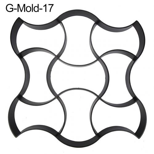 Pave Garden Reusable DIY Stone Road Concrete Cement Brick Paving Pavement Mold Practical Garden Buildings: G