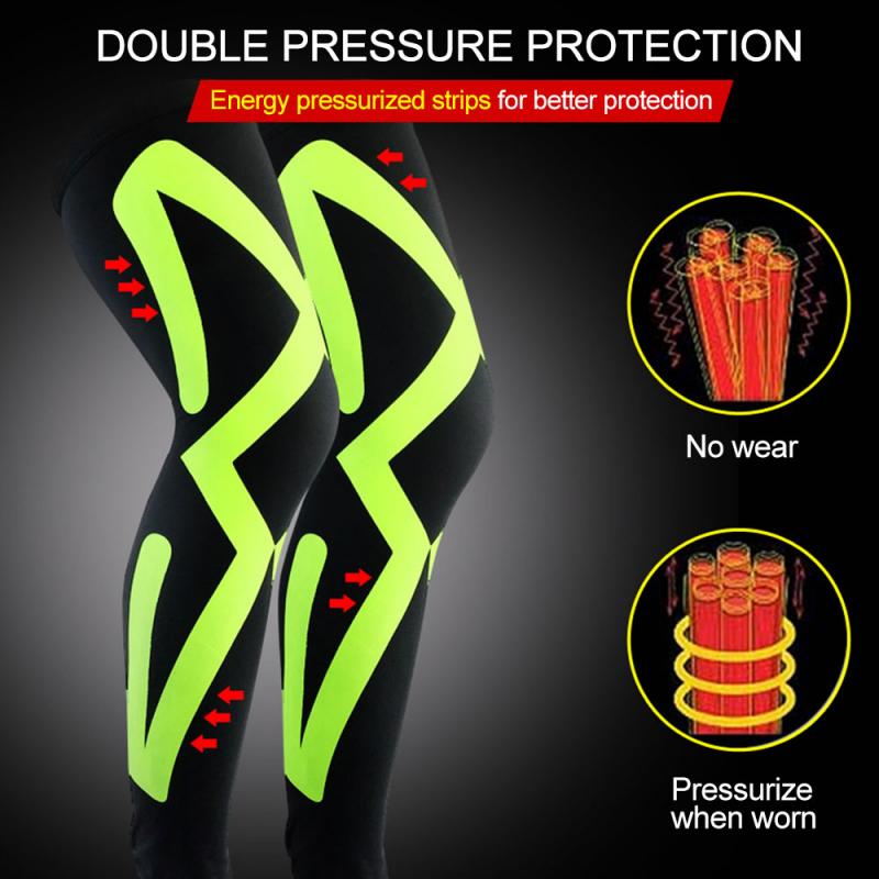 Sports Leggings Knee Protector Brace Strap Breathable ANTI-UV Outdoor Cycling Basketball Leg Sleeve Knee Support Pads Knee Pads