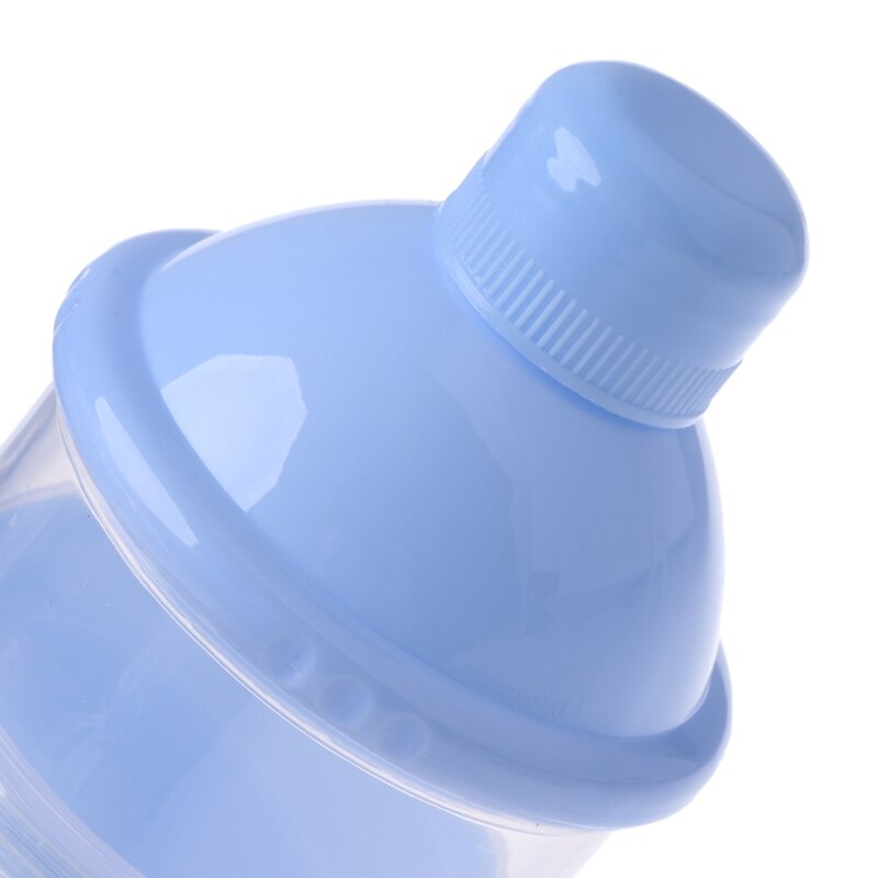 Babymælkpulverbeholder bærbar dispenser til opbevaring af formel mad 4- lags makeup