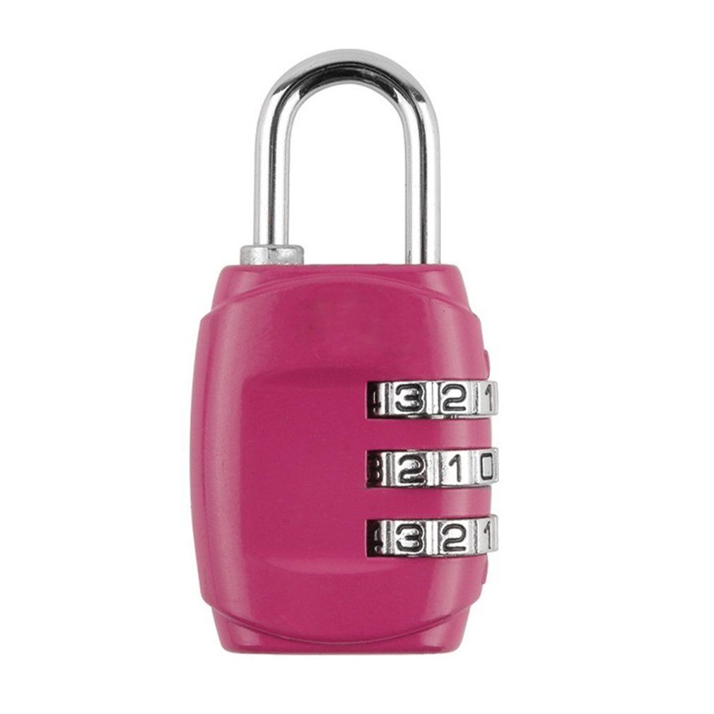 3 Dial Digit Password Combination Padlock Suitcase... – Grandado