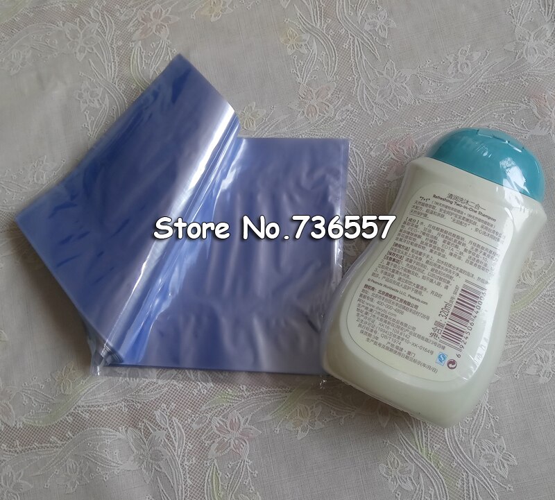 60*80cm PVC Heat Shrink Wrap Film Flat Bag Retail Heat Seal Packing Bag Clear Plastic Polybag Cosmetics Binding Bags