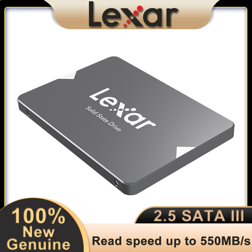 Lexar NS100 SATA III SSD Internal Solid State Disk Hard Drive Read up to 520MB/s 2.5 Inche 128GB 256GB 512GB 1TB 2TB for PC