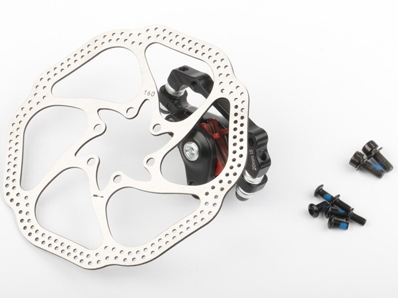 Aluminum Alloy Bicycle Rear Disc Brake Black Mountain Road MTB Bike Mechanical Caliper Disc Brakes Cycling Accessories Bicicleta: rear brake a rotor