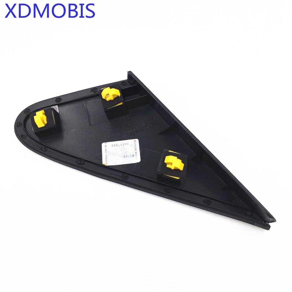 Front Door Mirror Triangle Covers For Hyundai Tucson 2010-2015 - Black Plastic 1 Pair