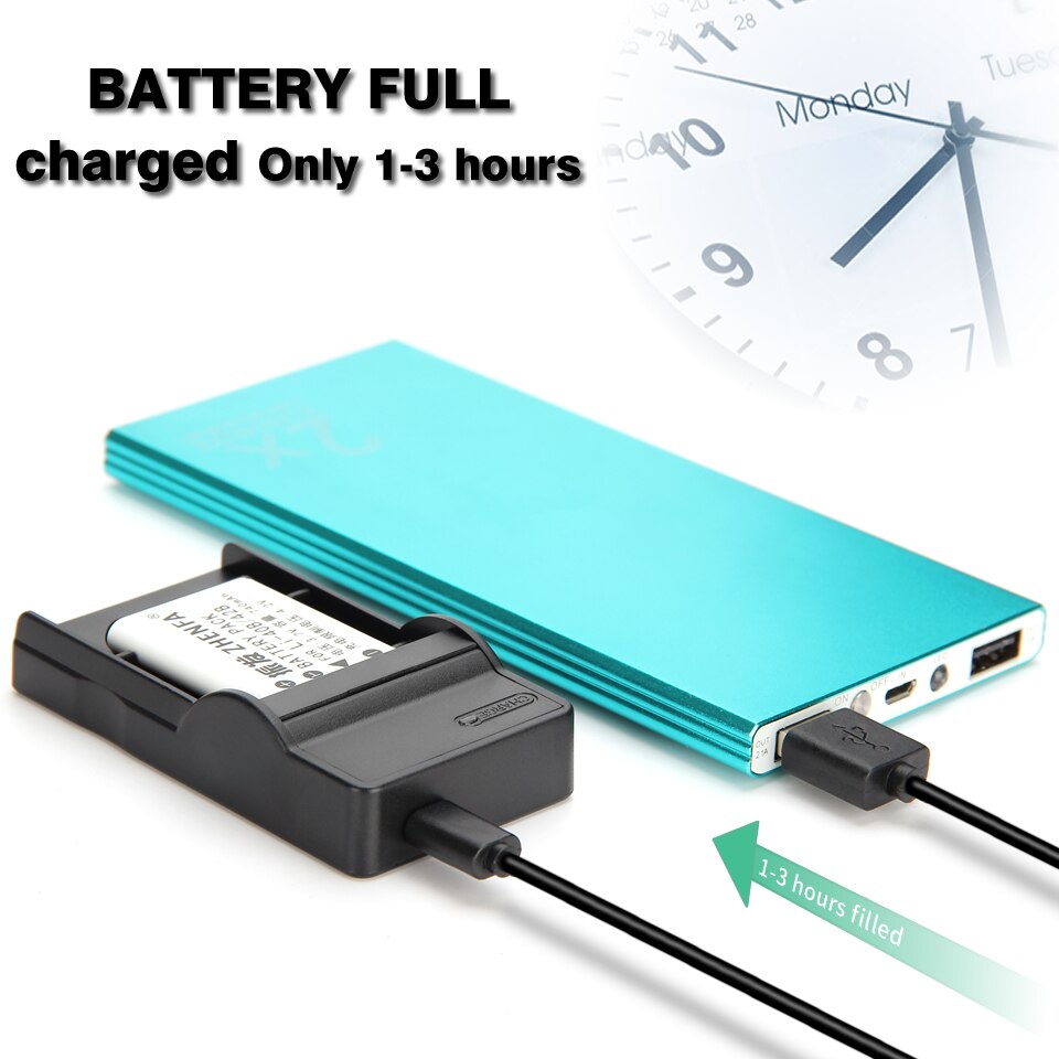 Cargador de batería USB zhenfa para CASIO NP-80,NP80 NP82 Exilim EX-Z2 EX-Z27 EX-Z28 EX-Z270 EX-Z280 EX-Z33