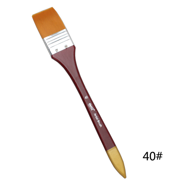 1 szt. Pędzle akrylowe DIY zestaw pędzli graffiti dla artysty pędzel robić szorowania oleju szkoła rysunek farba artykuły papiernicze: Różowy