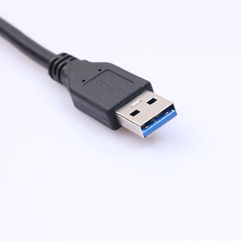 2m/3m USB 2,0 A Cable de extensión de cargador de sincronización de datos macho a hembra de Cable de datos negro para pantalla de ordenador portátil