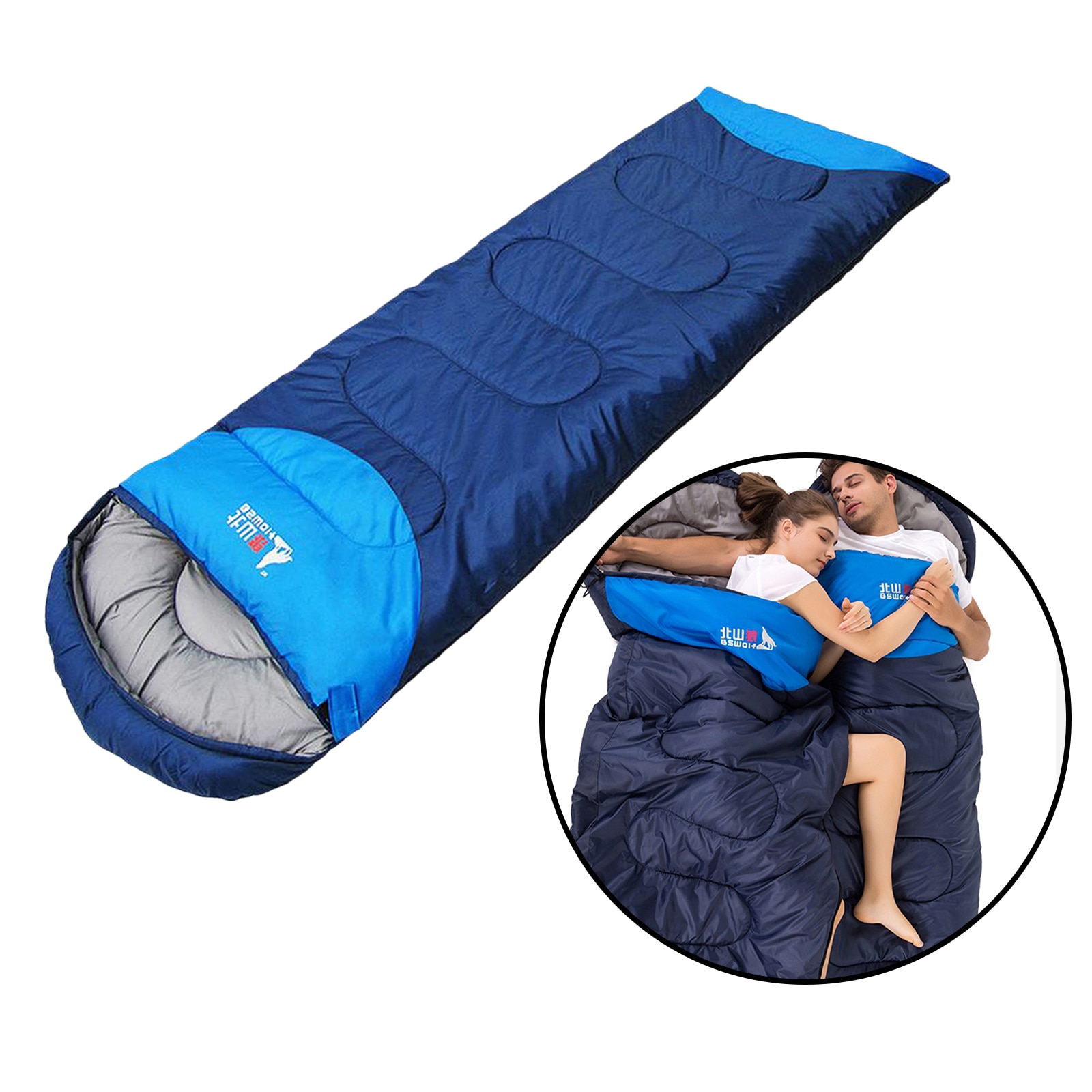 Camping Sleeping Bag Ultralight Waterproof 4 Season Warm Envelope Backpacking Sleeping Bag for Outdoor Traveling Hiking