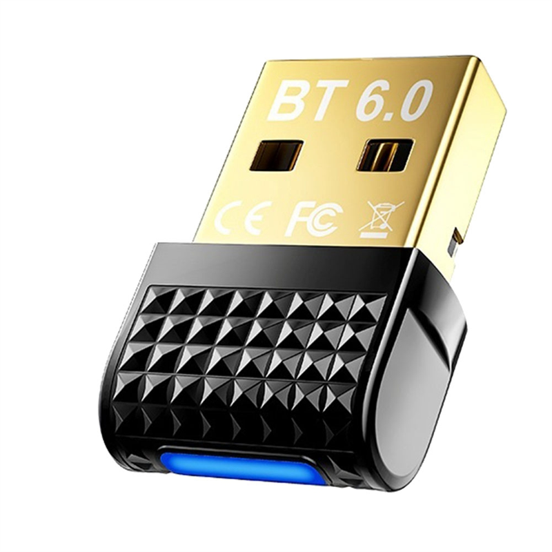 Superb For Bluetooth6.0 USB Adapter Dongle Receiver Transmitter Supports BLE+ EDR For Bluetooth Keyboard Mouse Headphone Speaker: Default Title