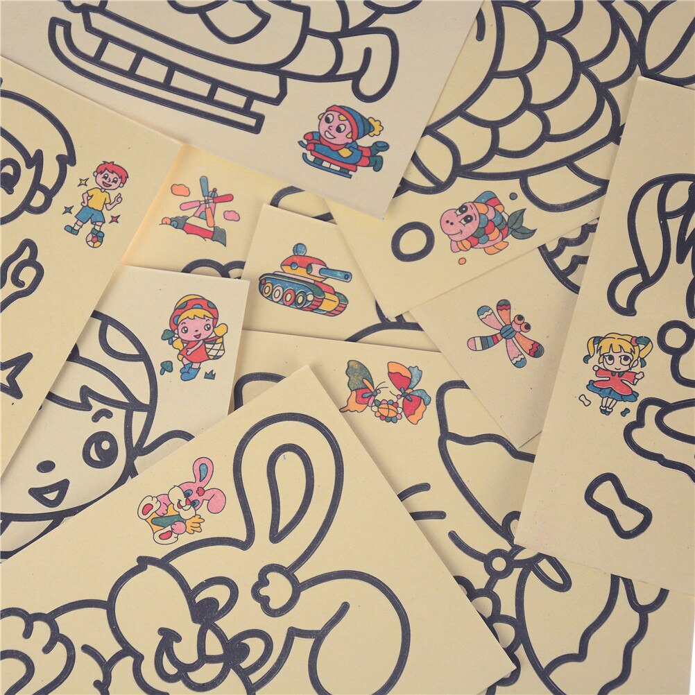 5 Stks/partij Zand Schilderij Voor Kinderen Kinderen Tekening Speelgoed Foto 'S Kinderen Kid Diy Ambachten Onderwijs Speelgoed