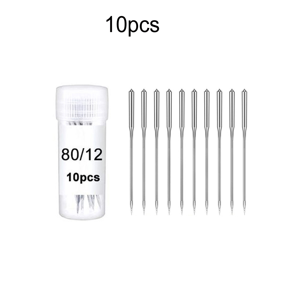 10pcs/lot Sewing Machine Needles 5 Sizes Jeans Universal Regular Point Sewing Needle for Home Sewing Machine Supplies Set: 10pcs 80size