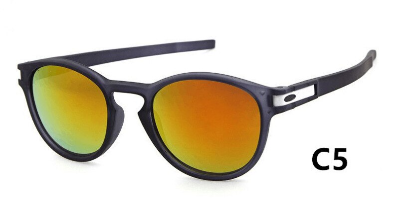 Klassiske vintage ovale solbriller mænd kvinder sportsbriller runde retro solbriller  uv400: C5