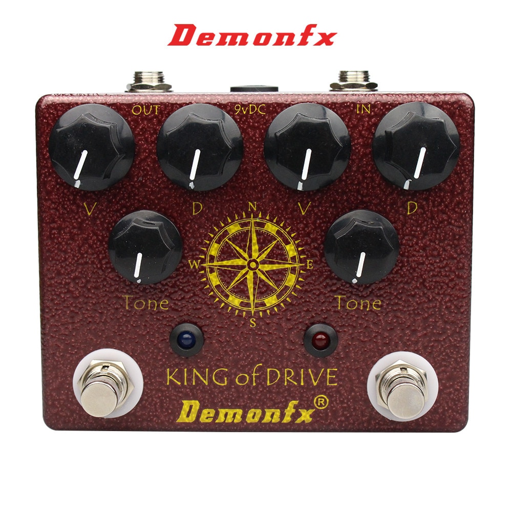 Demonfx king of drive king of clone overdrive kot king of tone effektpedal overdrive: Kung av driv