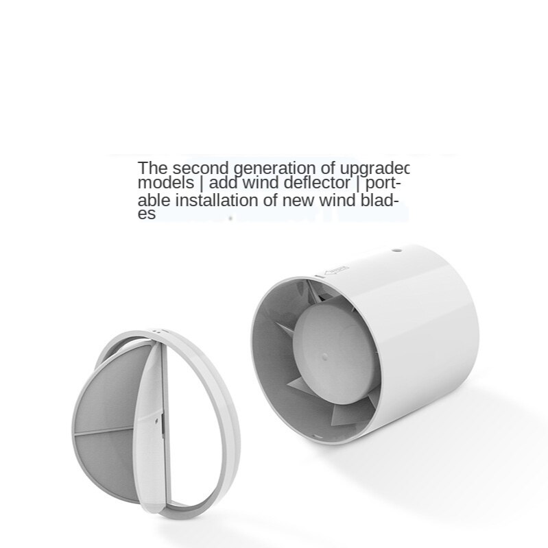 Pipe Pressure Fan 4 Inch Toilet Bathroom Exhaust Fan Exhaust Fan 100mm Mute Kitchen Extractor 220V Ventilator EF21