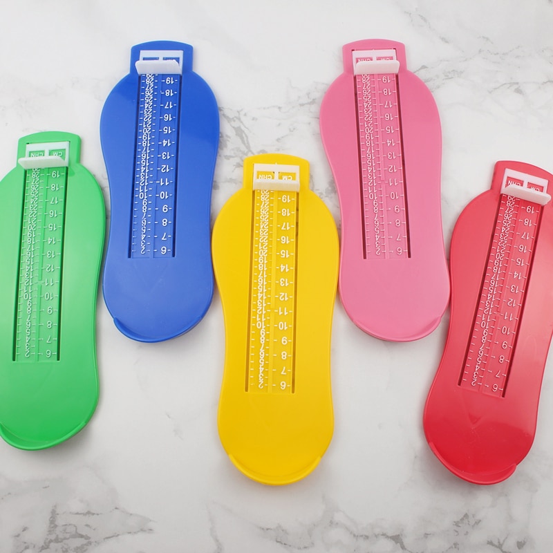 Voet Maatregel Gauge 3 Kleuren Baby Kid Voet Heerser Schoenen Maat Meten Heerser Schoenen Lengte Groeiende Voet Fitting Ruler Tool maatregelen