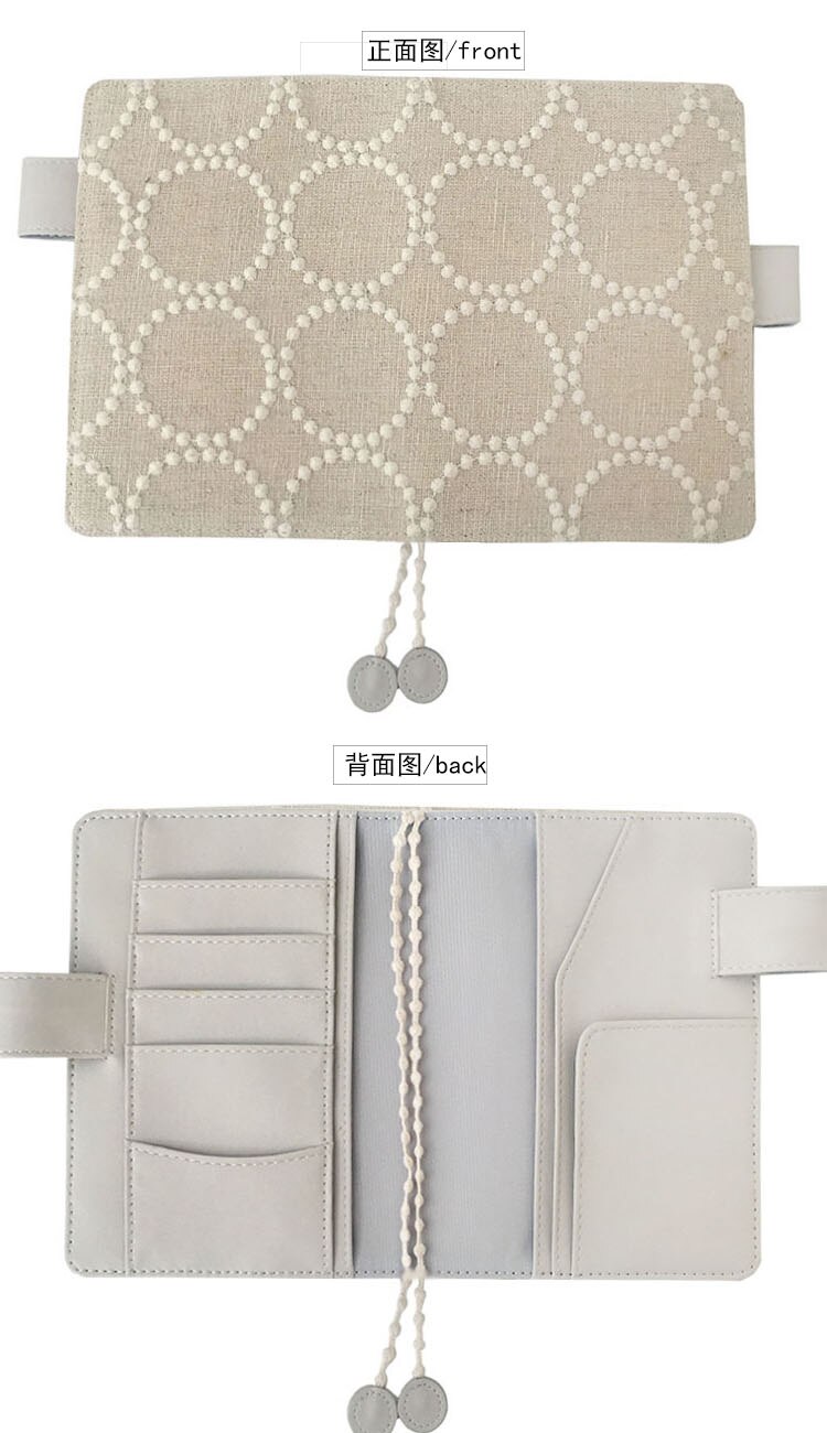 Japanese Cloth Material Journal Cover A5 A6 For Fitted Paper Book A5/A6