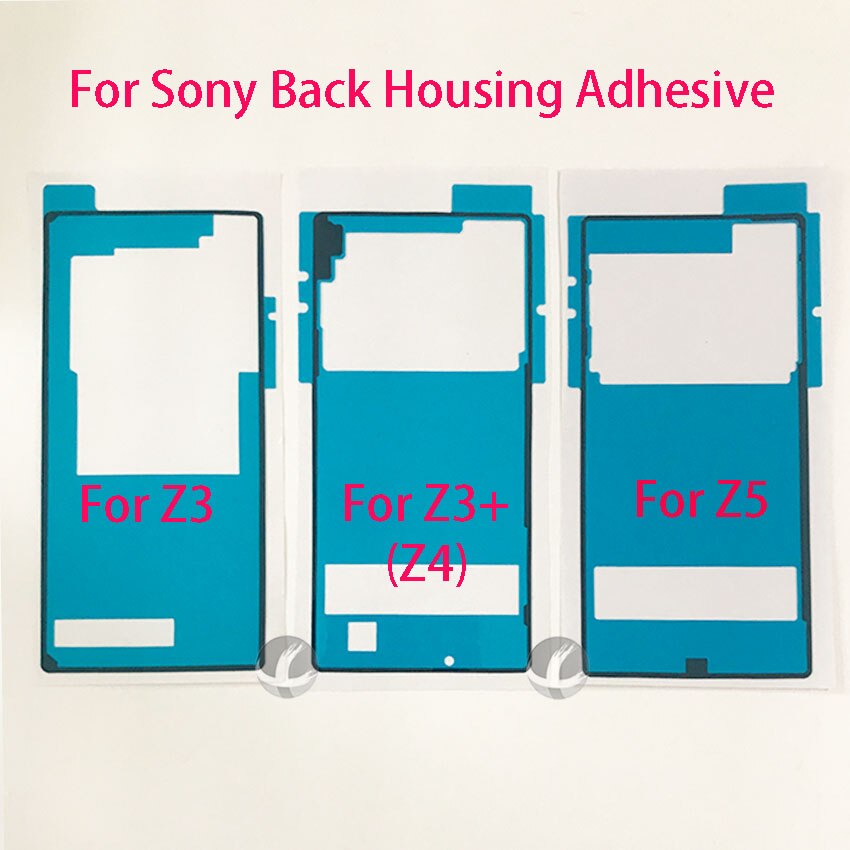 1pc Back Cover Sticker for Sony Xperia Z Z1 Z2 Z3 Plus Z4 Z5 Z1 Mini Z3 Mini Z5 Mini Compact Z5 Premium Rear Housing Adhesive