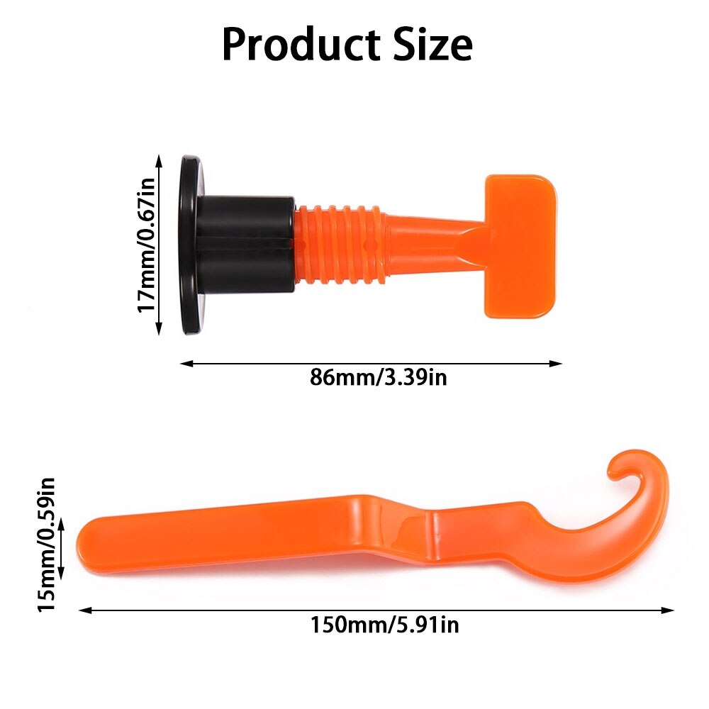 151PCS Tile Spacer Reusable Wall Tile Leveling System Leveler Wedges Spacers Flooring Wall Tile Carrelage Leveling System