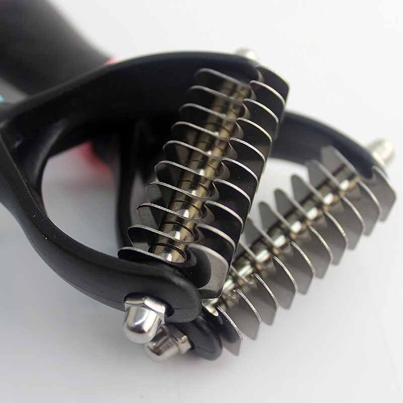 1pc Combs Dog Pet Hair Deshedding Comb Stainless Steel Dog Cat Hair Removal Brush Comb Pet Grooming Tool Hair Removal Comb