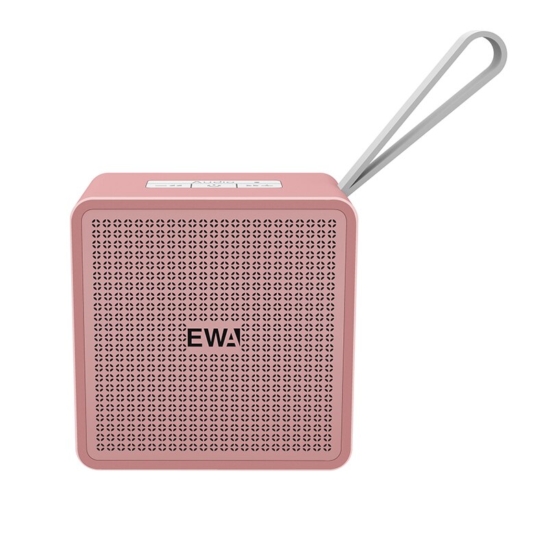 Ewa A105 Echte Draadloze Stereo Tws Bluetooth Speaker Draagbare Metalen 20-Core Speakers Draadloze Sterke Geluid Ondersteuning Sd-kaart: Roze