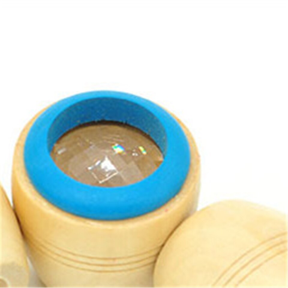Neue Holz Bunten Kaleidoskop Holz Spielzeug Multiplex Prisma Holz Kaleidoskop freundlicher Holz unisex Kleinkind Pädagogisches Spielzeug: Blau