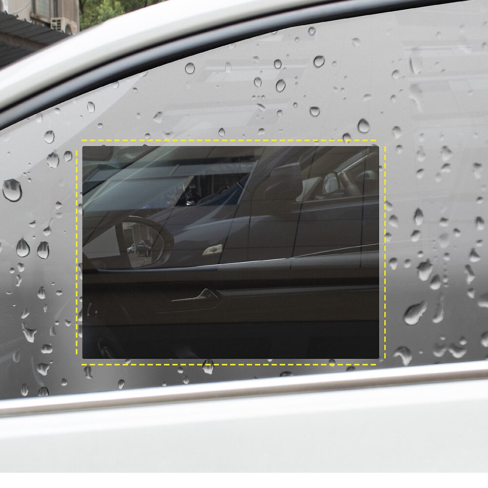 Anti Fog Rainproof Film Auto Accessories 2 Pack Rain Shield Side Window Glass Film Car Side Window Protecitve Film
