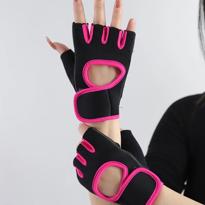 Männer Frauen Fitness Handschuhe Gewichtheben Fitnessstudio Radfahren Yoga Bodybuilding Ausbildung Dünne Sommer Atmungsaktive Nicht-Unterhose Halbe Finger Handschuhe: Armee Grün / M