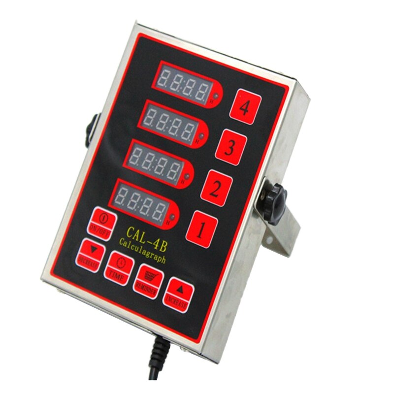 4-Channel Restaurant Kitchen Timer Countdown Loud Alarm Cooking Reminder EU US X7JE: us