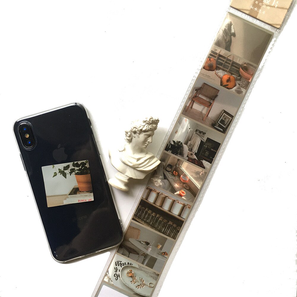 8Pcs/pack Time Fragment Series Journal Decorative Stickers Scrapbooking Stick Label Diary Stationery Album Film Stickers: 4